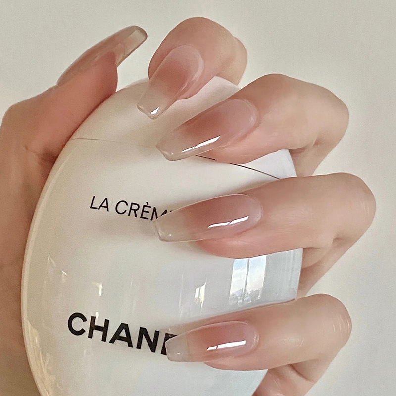 24pcs Kuku Palsu Panjang Dengan 24 stickers-D122 D122