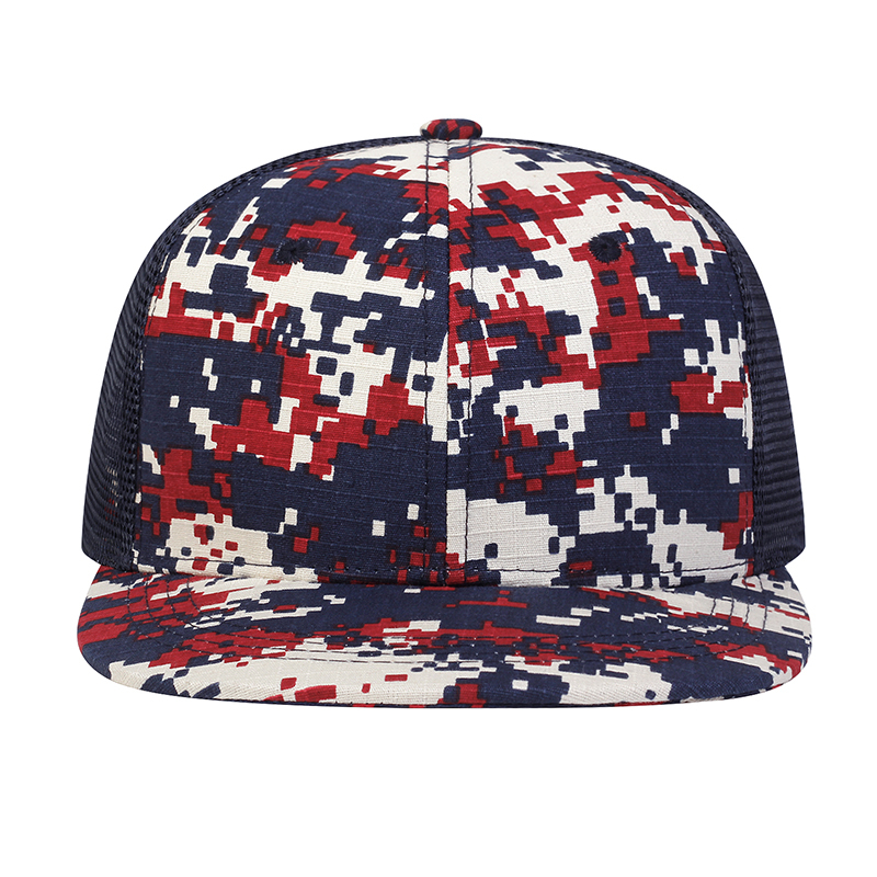 Topi Snapback Motif Camouflage Gaya Hip Hop Untuk Unisex