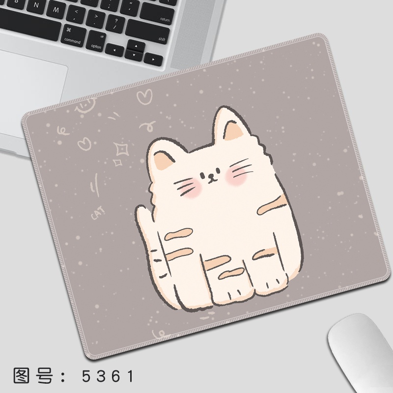 Kartun Kelinci Bunga Mousepad Kawaii Lucu Gaming Mouse Pad Karet Fashion Besar Alas Meja Laptop Notebook 260x210mm/300x250mm