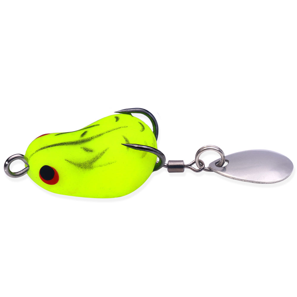 Hengjia 1pcs Topwater Mini Soft Frog Memancing Serangga Buatan 25mm 2.9g Katak Casting Soft Frog Lure Floating Bait Lembut Biat Kodok Memancing Umpan Thunder Frog Lure Bait