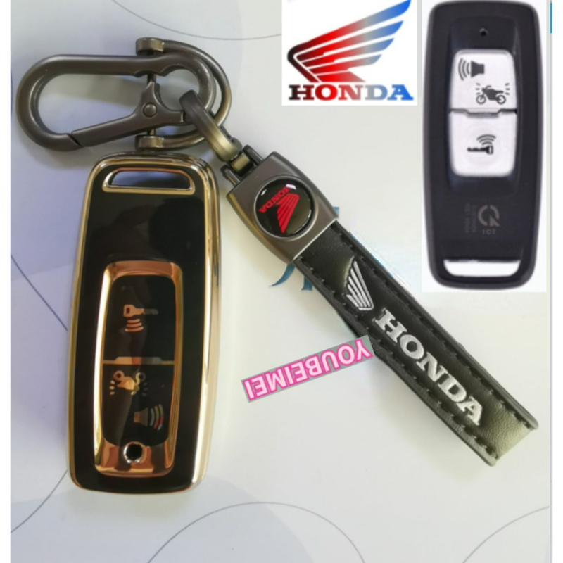 Casing Kunci Remote Mobil HONDA PCX160 VISION SH350 160 3 Tombol Bahan TPU