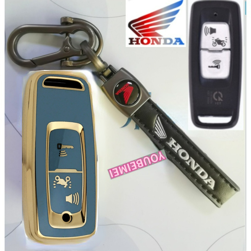 Casing Kunci Remote Mobil HONDA PCX160 VISION SH350 160 3 Tombol Bahan TPU