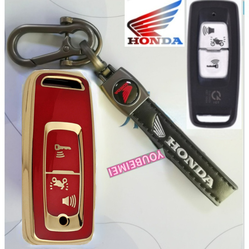 Casing Kunci Remote Mobil HONDA PCX160 VISION SH350 160 3 Tombol Bahan TPU