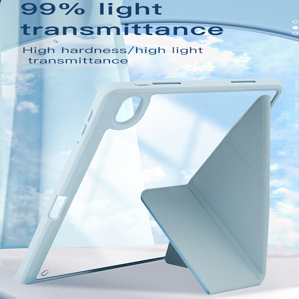 Untuk Xiaomi Pad6 (2023) 11.0 &quot;Mi Pad6 Pro Fashion Y-Bracket Transformers Flip Stand Full Cover Casing High End Bening Akrilik Tablet Pelindung Case