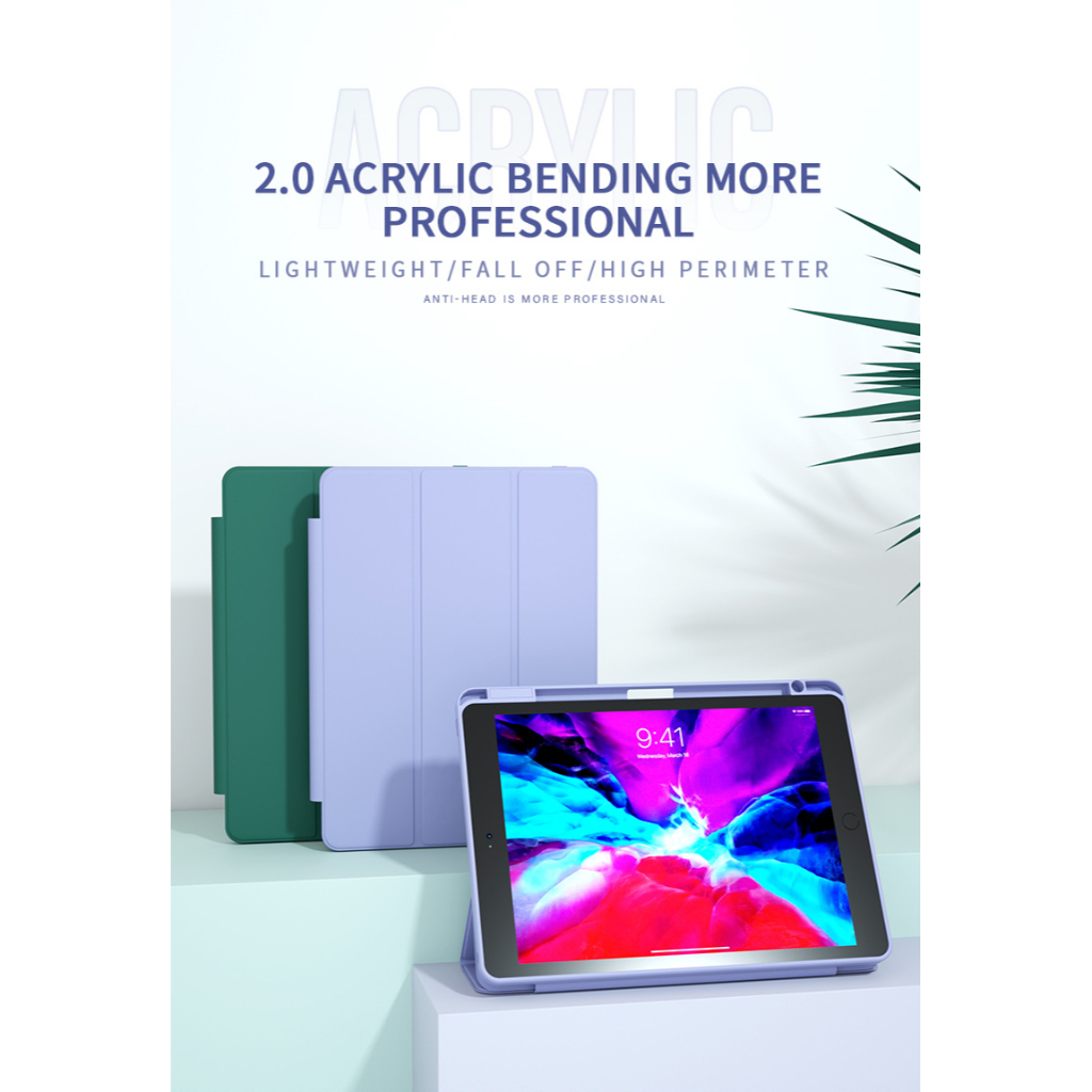 Untuk Xiaomi Pad6 (2023) 11.0 &quot;Mi Pad6 Pro Fashion High End Bening Akrilik Pelindung Case Tablet Full Fit Cover Flip Stand PU Leather Casing