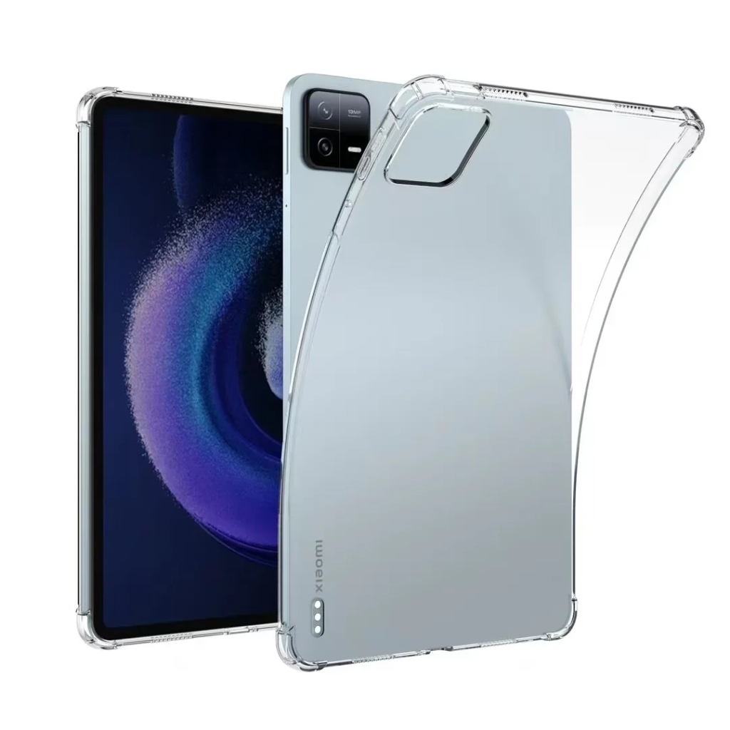 Untuk Xiaomi Pad6 (2023) 11.0 &quot;Mi Pad6 Pro Transparan Anti-drop TPU Tablet Cover Empat Sudut Shockproof Perlindungan Bening Case