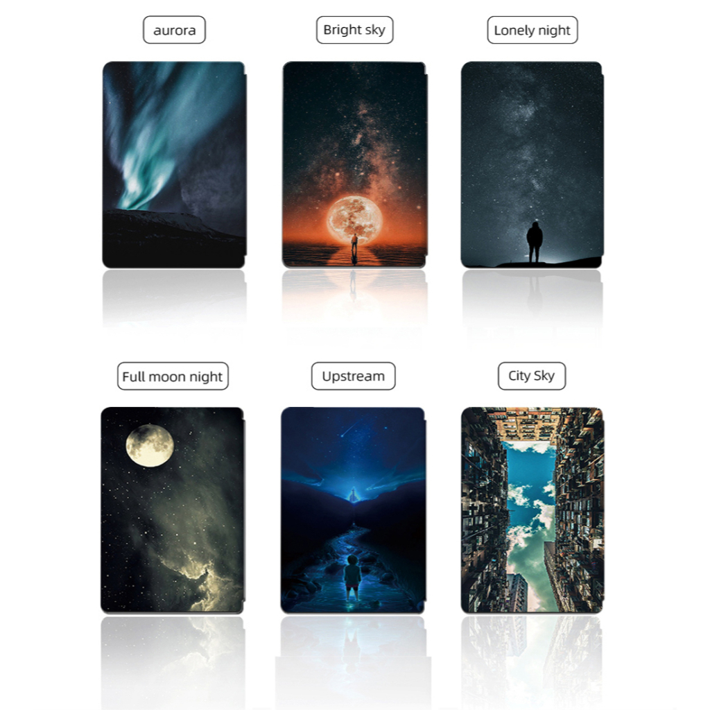 Untuk Xiaomi Pad6 (2023) 11.0 "Mi Pad6 Pro Kualitas Tinggi Tablet Pelindung Full Fit Case Fashion Langit Berbintang Terang Galaxy Series Flip Stand Cover