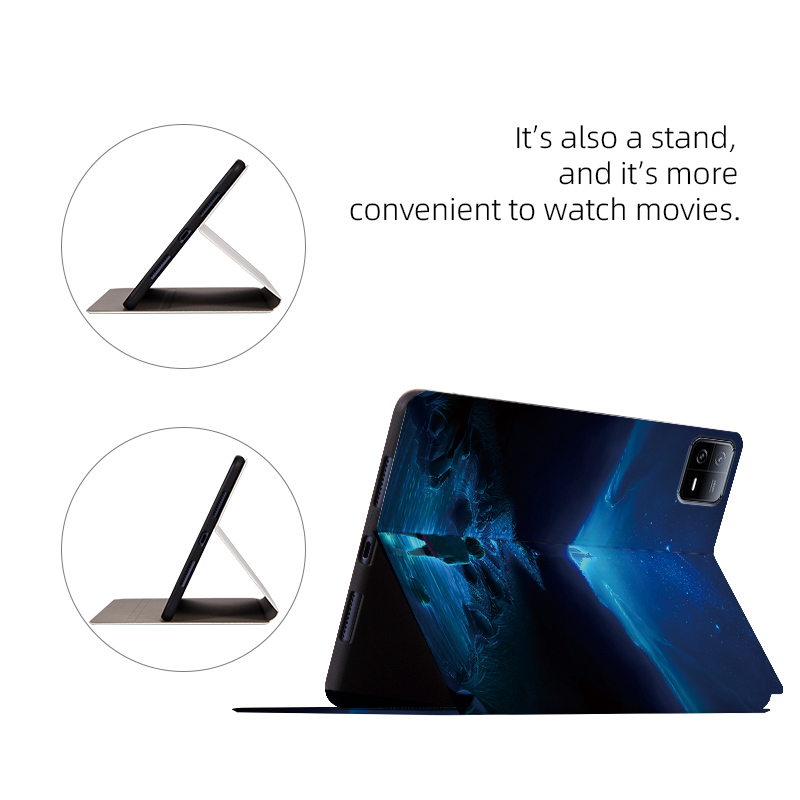 Untuk Xiaomi Pad6 (2023) 11.0 "Mi Pad6 Pro Kualitas Tinggi Tablet Pelindung Full Fit Case Fashion Langit Berbintang Terang Galaxy Series Flip Stand Cover