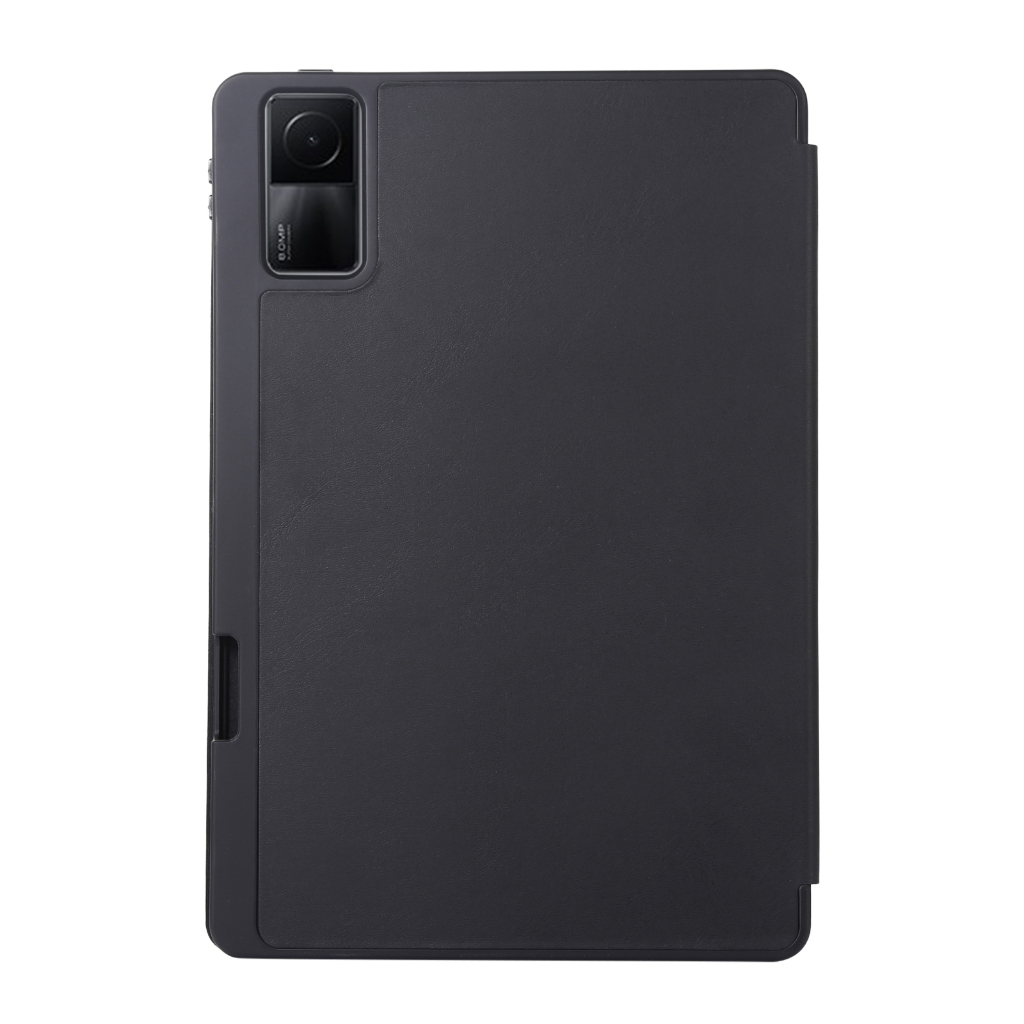 Untuk Xiaomi Redmi Pad (2022) 10.61 &quot;VHU4254IN 5G Fashion Warna Solid Flip Stand Tablet Cover Tiga Lipat Slot Pulpen Lembut TPU Pelindung Case