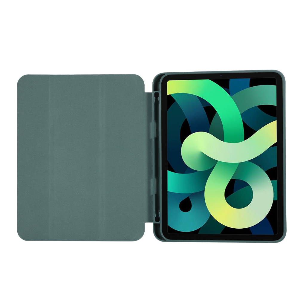 Untuk Ipad10 (2022) 10.9 &quot;iPad 10th Gen 10.9-inci A2757 A2777 Fashion Warna Solid Flip Stand Tablet Cover Tiga Lipat Slot Pulpen Lembut TPU Pelindung Case