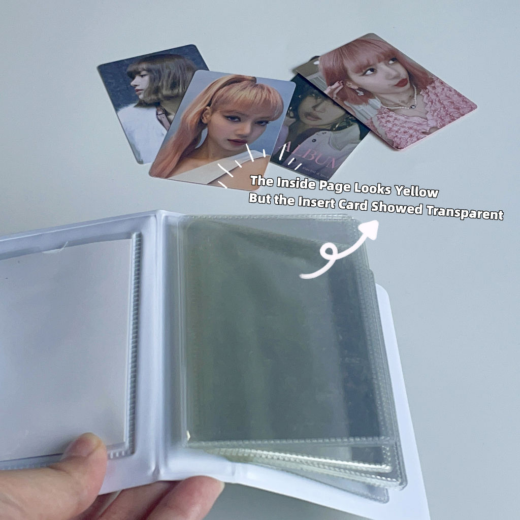 Album Foto Amplop Retro 3inch 40saku Bahan PVC Kpop idol Photocard Case Pelindung Penyimpanan Kartu Buku Koleksi