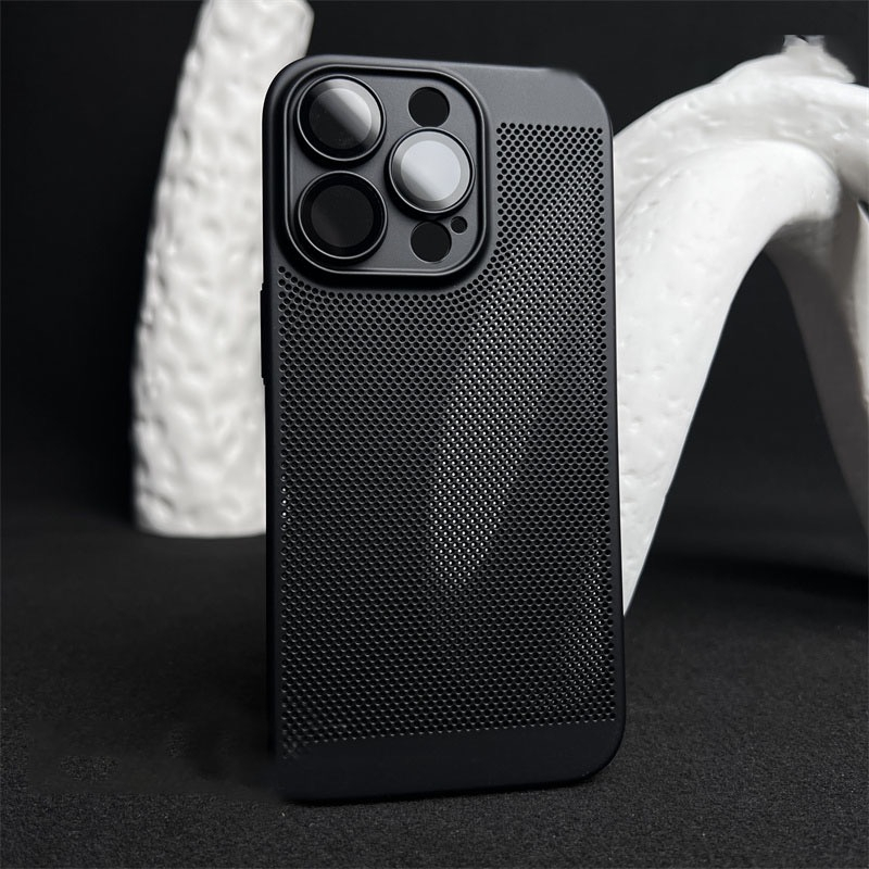 【Hard Case Dark purple / black 】for iPhone case (  IPHONE 7 8 14 Plus X XS MAX XR 11 12 13 14 PRO MAX )  Heat Dissipation and Drop Protection Suitable Fingerprint Protection Case