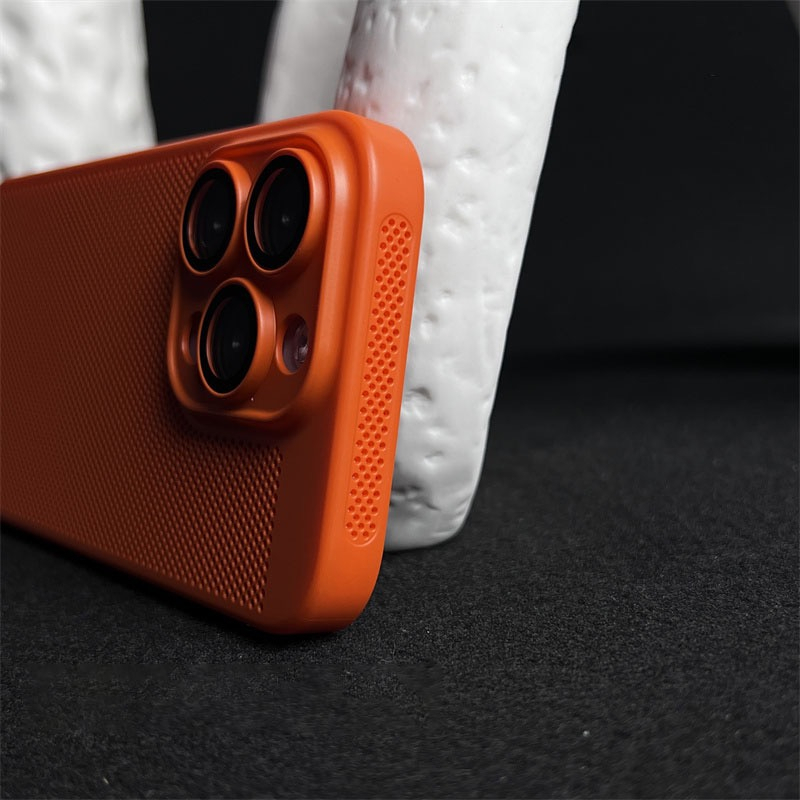 【Hard Case White/Orange 】for iPhone case (  IPHONE 7 8 14 Plus X XS MAX XR 11 12 13 14 PRO MAX )  Heat Dissipation and Drop Protection Suitable Fingerprint Protection Case