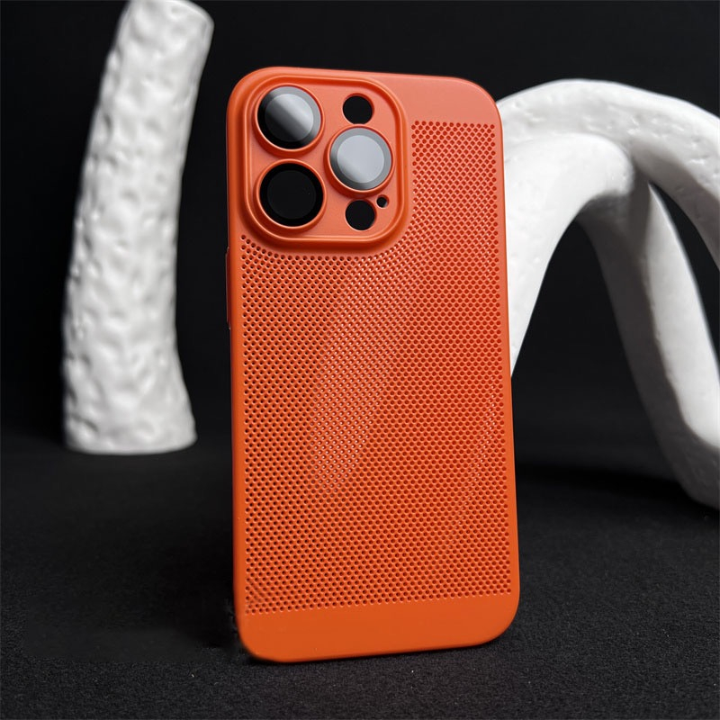 【Hard Case White/Orange 】for iPhone case (  IPHONE 7 8 14 Plus X XS MAX XR 11 12 13 14 PRO MAX )  Heat Dissipation and Drop Protection Suitable Fingerprint Protection Case