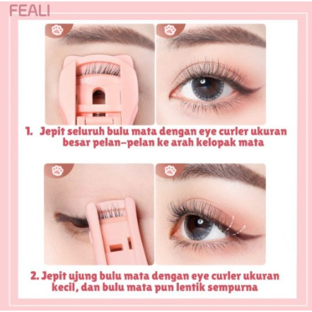 【Bayar di tempat】Eyelash Curler Penjepit Bulu Mata Pelentik Bulu Mata Jepitan Bulu Mata Tahan Lama Portable