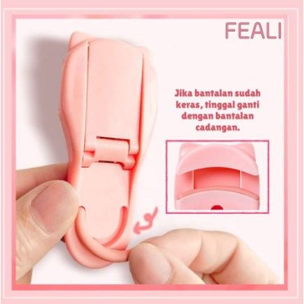 【Bayar di tempat】Eyelash Curler Penjepit Bulu Mata Pelentik Bulu Mata Jepitan Bulu Mata Tahan Lama Portable