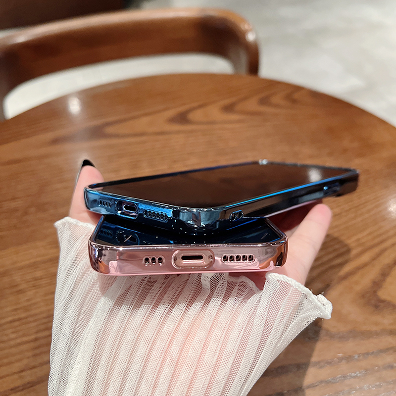 Casing Silikon Iphone 11 12 13 14promax x xs xr xsmax 7 / 8plus shockproof Aksen Glitter