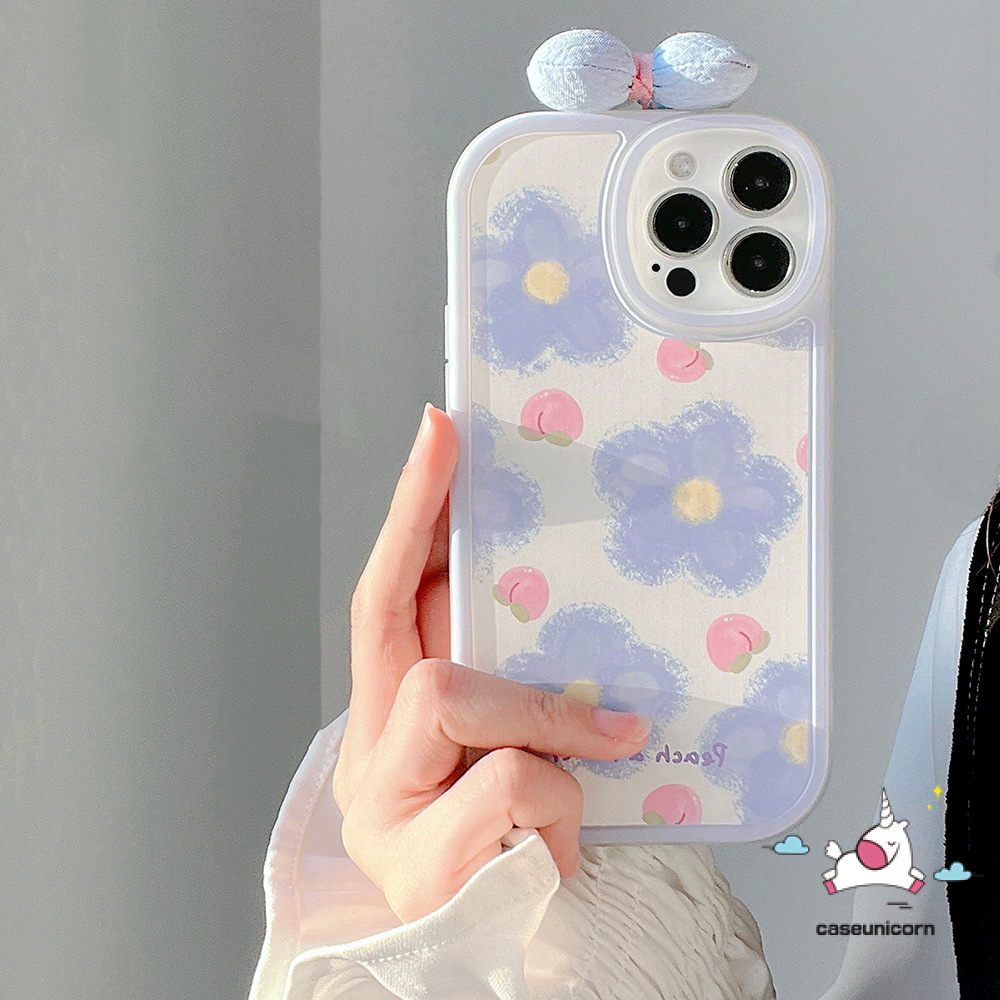 Floral Phone Case Untuk Infinix Hot 10s 10T 11s Hot 10 9 11 Play Hot 10 Lite Smart 5 6 Note 8 Ins Fresh Flowers Soft TPU Shockproof Girls Flower Casing Cover