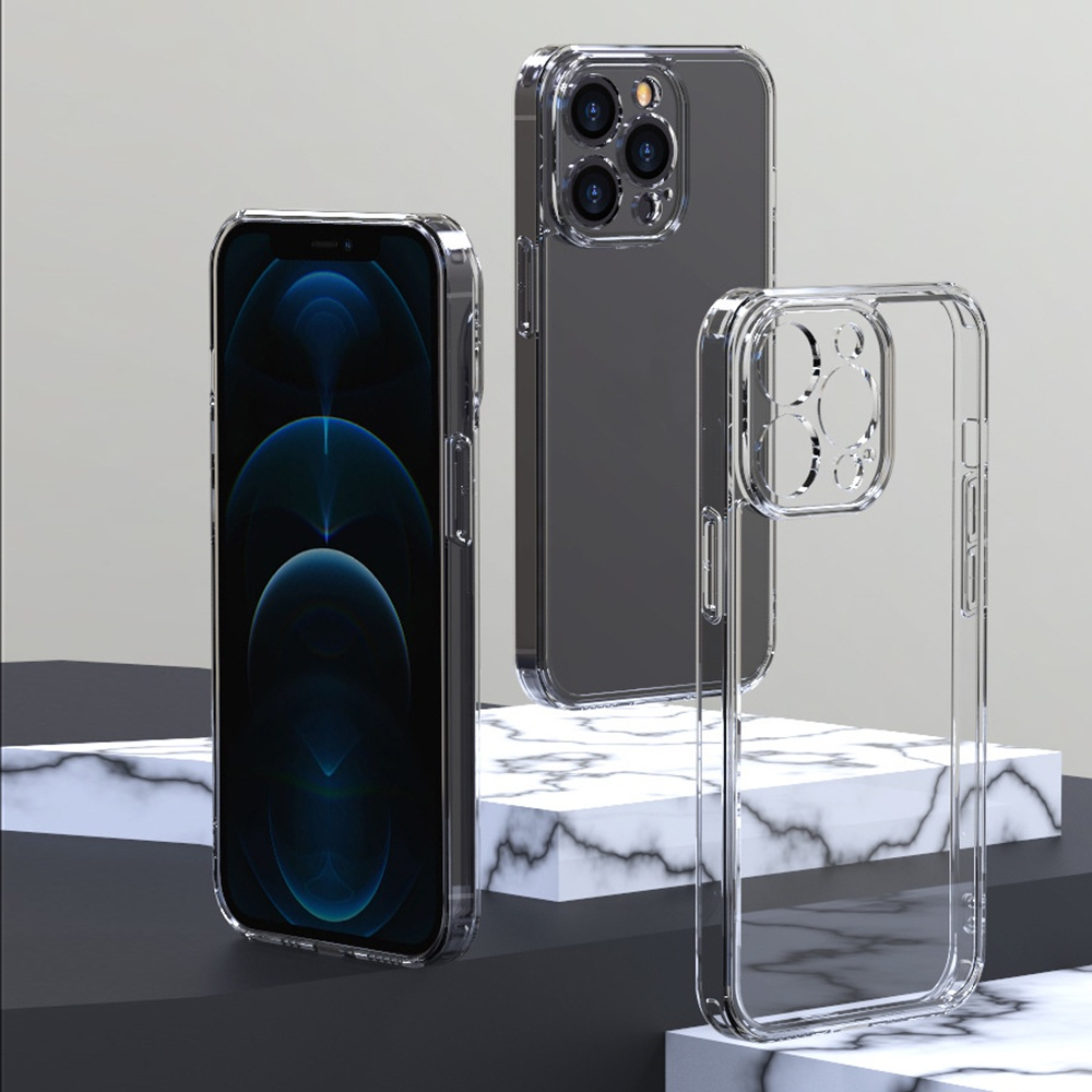 Soft Case Silikon Transparan Untuk IPhone 11 13 14 12 11 Pro Max X XR XS Max 8 7 Plus