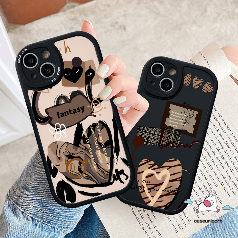 Redmi Note 11s 10 11 10s 10Pro 8 9 9Pro 9s 11Pro+8Pro Redmi 12C A1 9 9T 10 K40s 10C 9A 10A 9C Poco X3 NFC Pro M3 F4 Mi 12 11 Lite 11T Graffiti Love Heart Comme des Garcons Case/Tempat Bekal Makanan/Wadah Bekal Makanan/Wadah Bekal Makanan