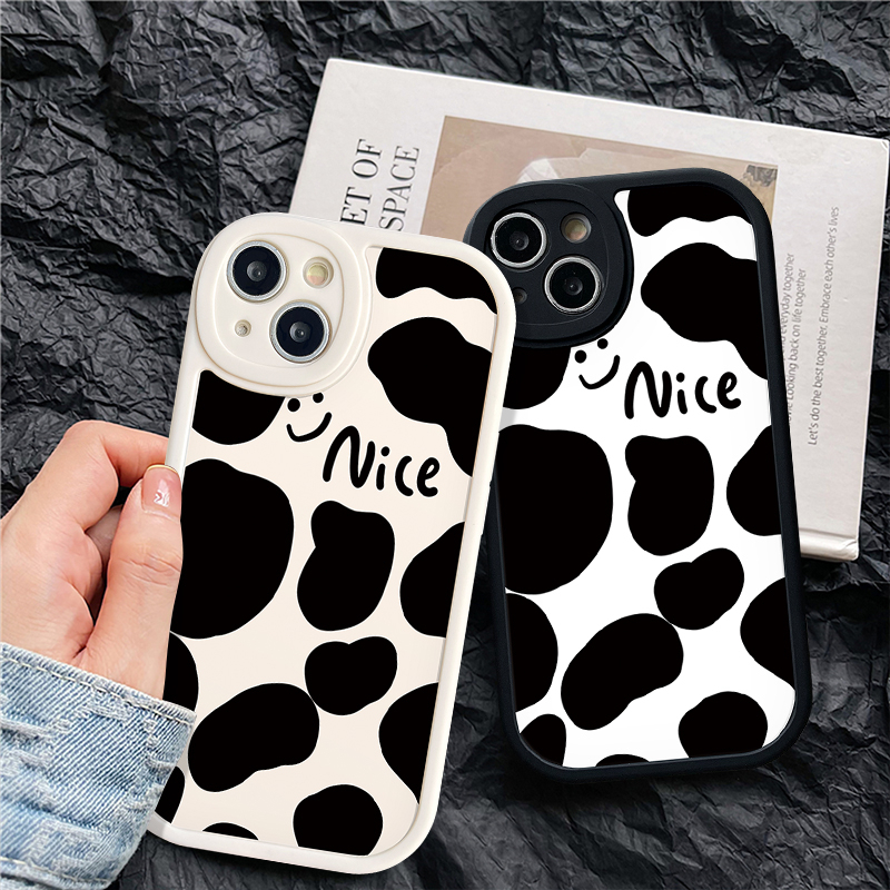 Soft Case Untuk Realme C53 C55 C25Y C15 C20 C21 C21Y C30 C1 C3 GT C17 C31 C11 C12 C35 C20A C25S5 6 6s 6i 7i 10 8 Pro 8i 9i 5i Fashion Zebra Motif Sapi Silicon Cover