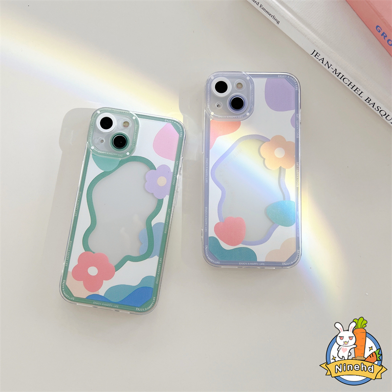 Soft Case Casing Motif Bunga Samsung A14 A04s A04 A03s A03 A13 A12 A22 A32 A54 A34 A33 A53 A73 A23 M23 A52s A52 A72 A71 A51 A31 A02s A21s A50 A50s A30s A30 A20 A11 A10 S22 Ultra Blue Floral Flower All-Inclusive Lens Protection Clear Silicone Phone Case