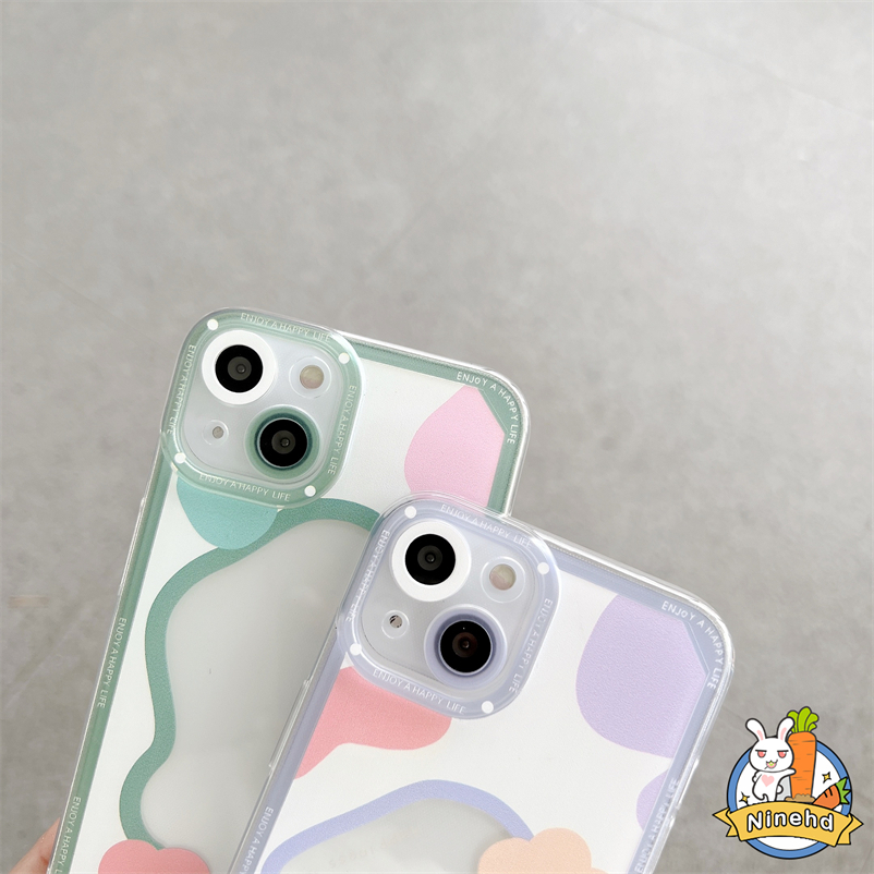 Soft Case Casing Motif Bunga Samsung A14 A04s A04 A03s A03 A13 A12 A22 A32 A54 A34 A33 A53 A73 A23 M23 A52s A52 A72 A71 A51 A31 A02s A21s A50 A50s A30s A30 A20 A11 A10 S22 Ultra Blue Floral Flower All-Inclusive Lens Protection Clear Silicone Phone Case