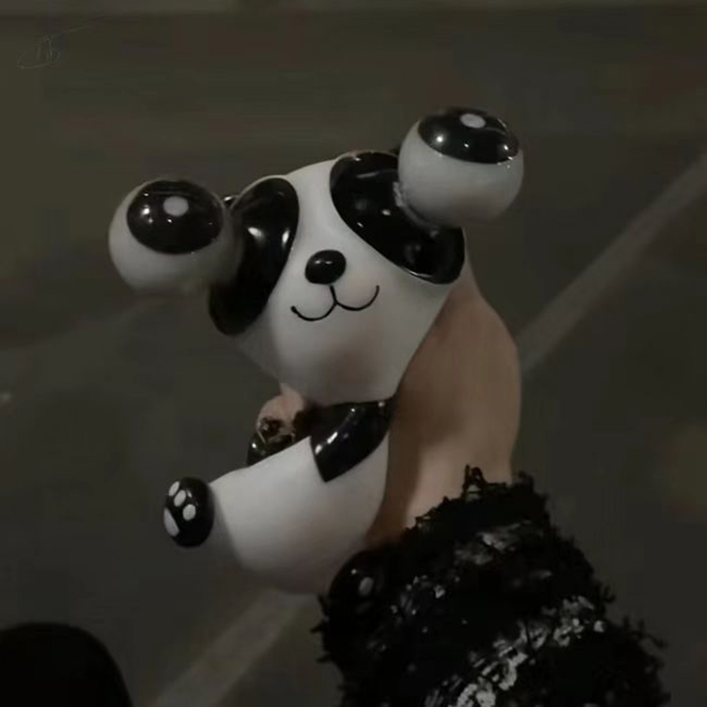 Tiktok Mainan Squishy Penangkap Mata Panda Untuk Anak-Anak Mainan Penghilang Stress Dan Menyenangkan Untuk Anak