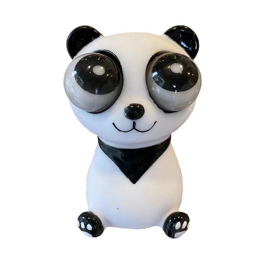 Tiktok Mainan Squishy Penangkap Mata Panda Untuk Anak-Anak Mainan Penghilang Stress Dan Menyenangkan Untuk Anak