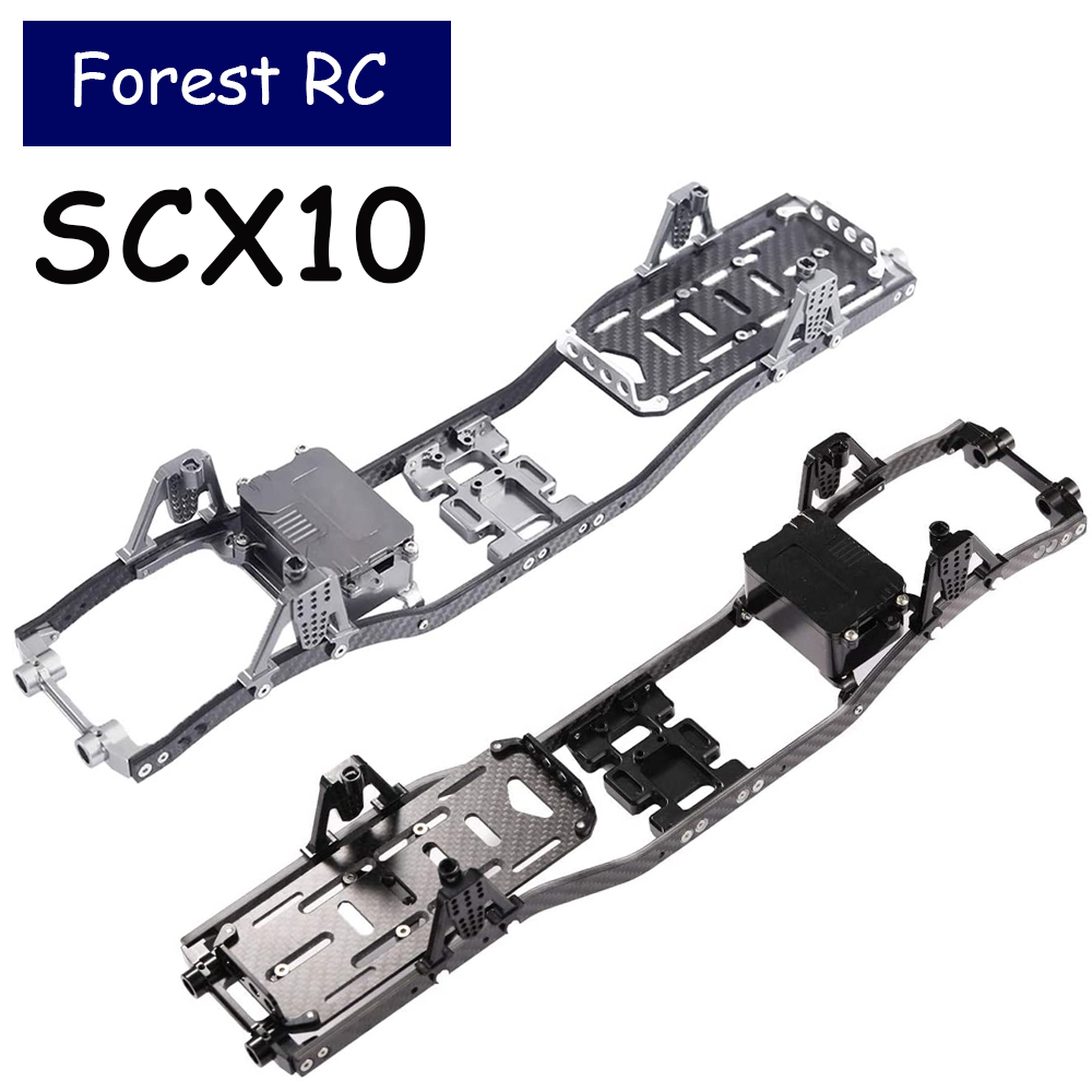 Forestrc 1:10 Metal Crawler RC Car Chassis Frame Kit for Axial SCX10 / D90 1/10 Scale RC Model Crawl