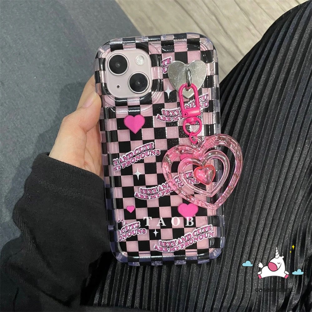 Untuk Samsung A34 A14 A54 A12 A04 A04s A52s A13 A52 A53 A23 A32 A04E A50 A50s A10s A51 A20s A31 A21s A30 A11 A22 A03 A20 A02s A71 A30s A03s F23 M23 Checkerboard Airbag Soft Case