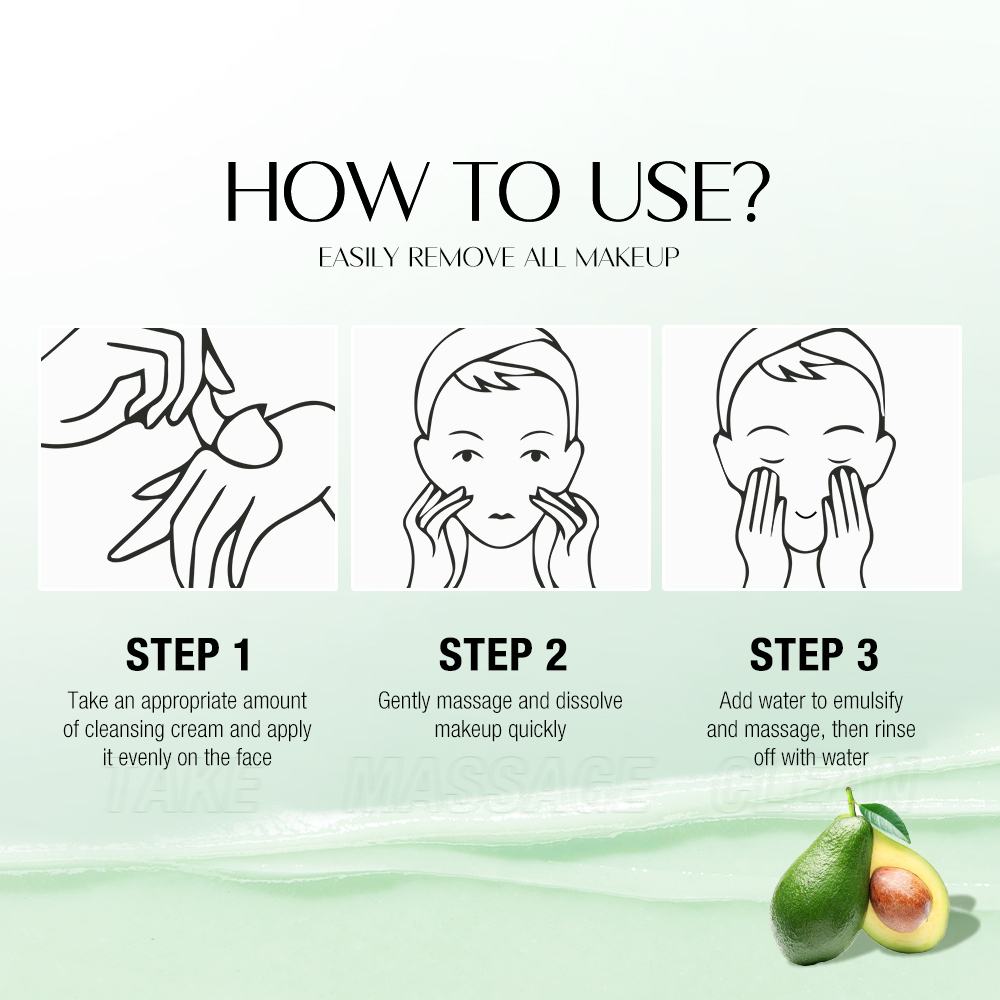 O.TWO.O Makeup Remover Avocado Nutrient Cleansing Balm