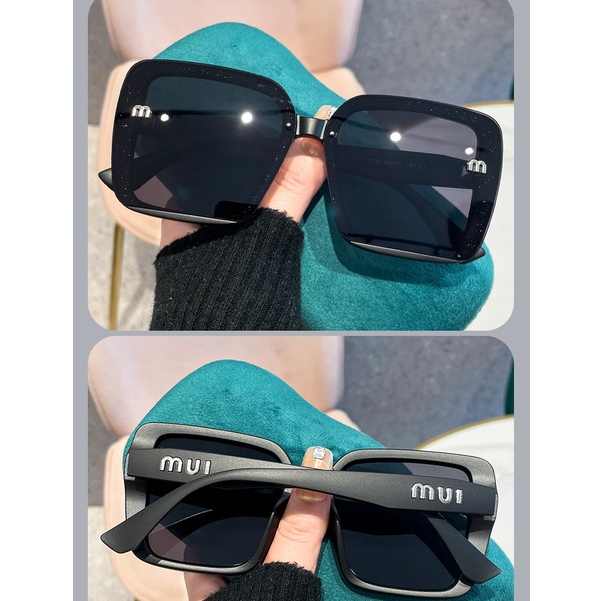 Uv400 Baru Kacamata Hitam Untuk Wanita Fashion Bingkai Besar Kacamata Pantai Gradien Sunglass Lady Shades Eyeglasses