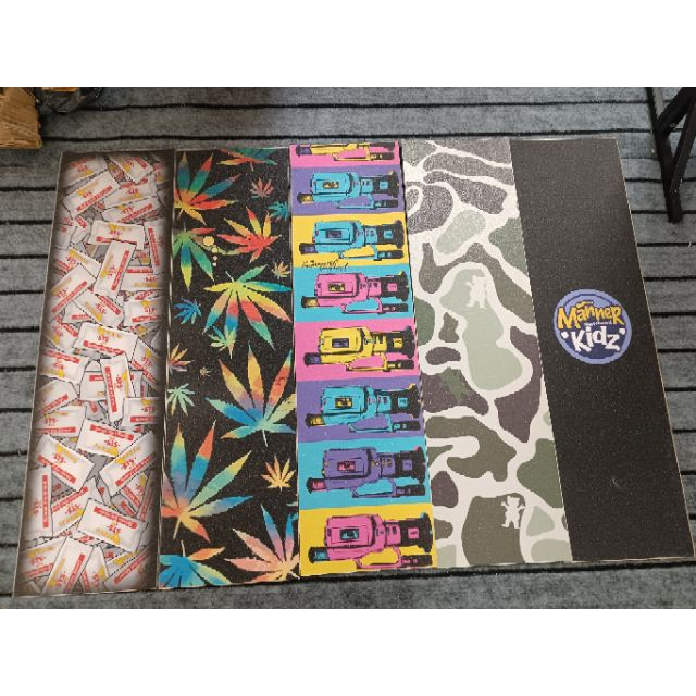 Ripndip Lukisan Semprot Kucing Jari Tengah OS780 color painting UV skateboard Tahan Aus griptape Tahan Air