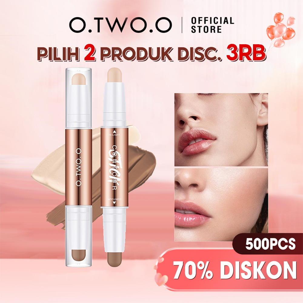 O.TWO.O Highlight Makeup Contour &amp; Highlight Stick Full Cover Concealer 4 Colors Foundation Stick