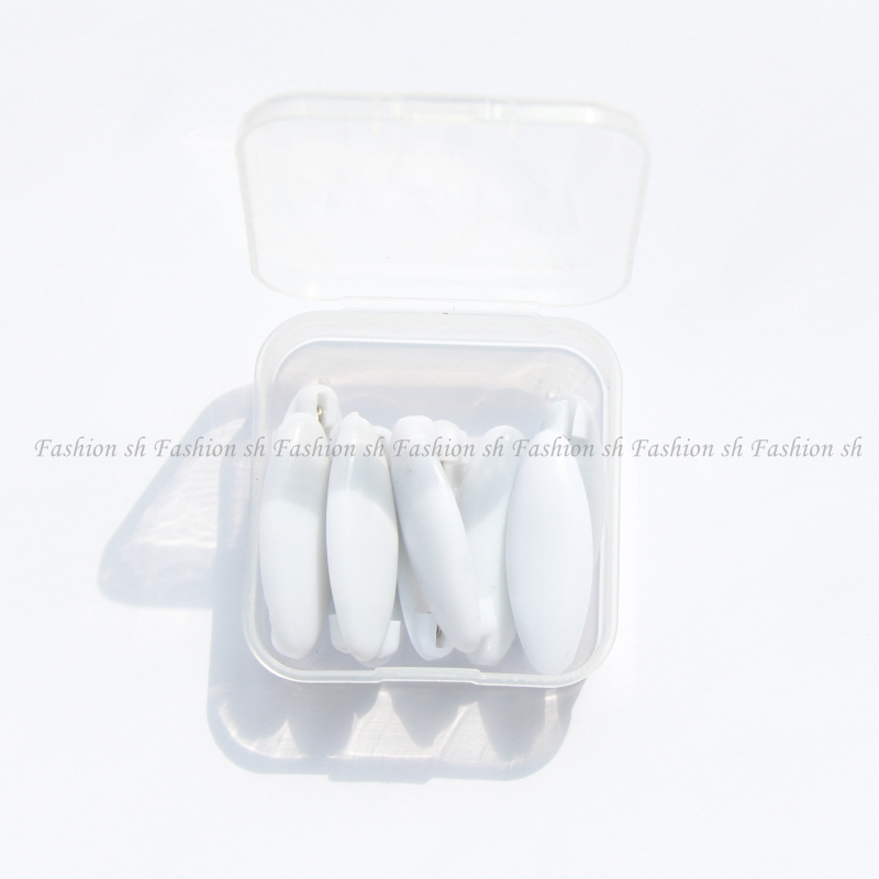 8pcs Bros Plastik Peniti solid Sederhana Aksesoris Pakaian