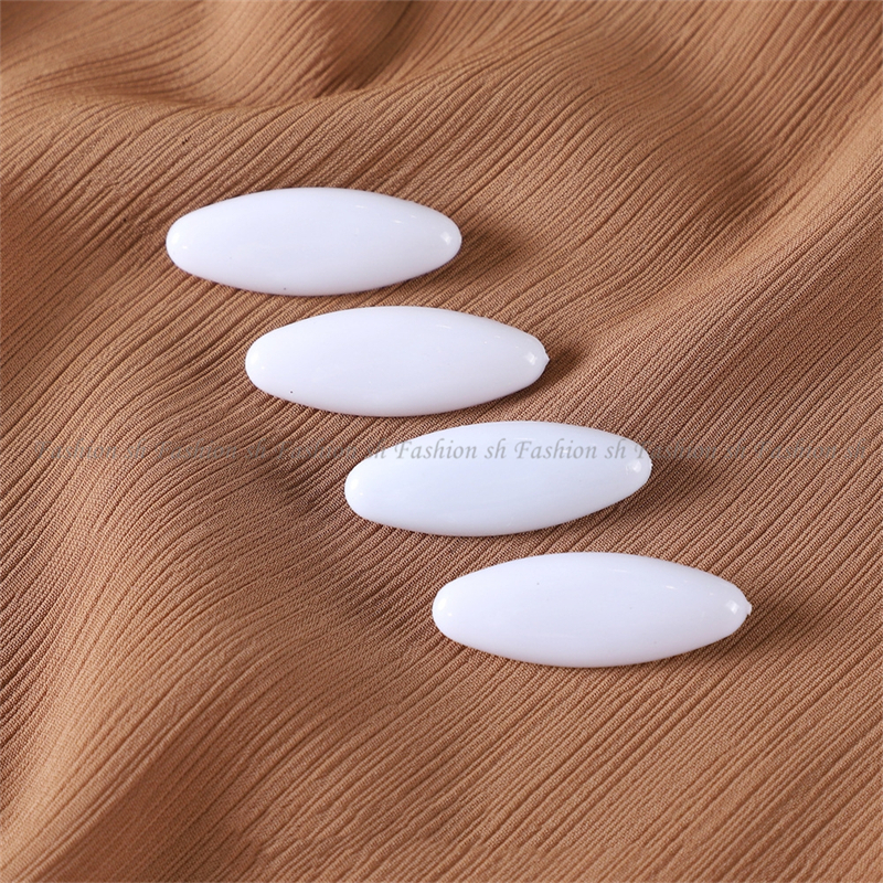 8pcs Bros Plastik Peniti solid Sederhana Aksesoris Pakaian