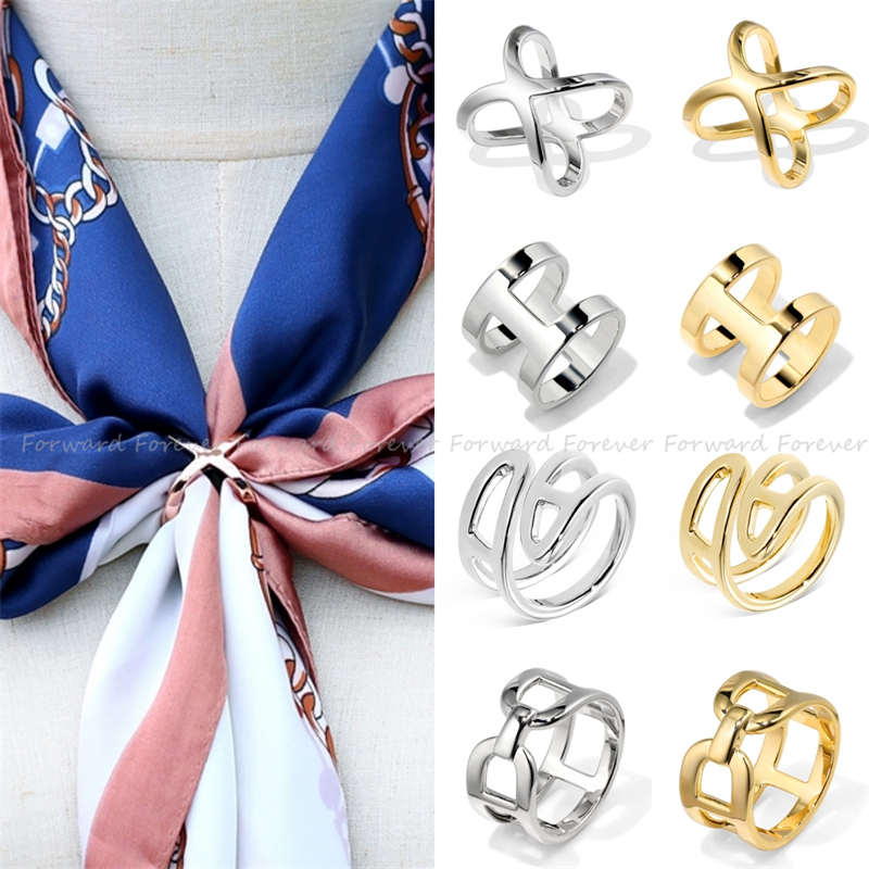 Ring Bros tudung Syal Gesper alloy brooch Gesper Aksesoris