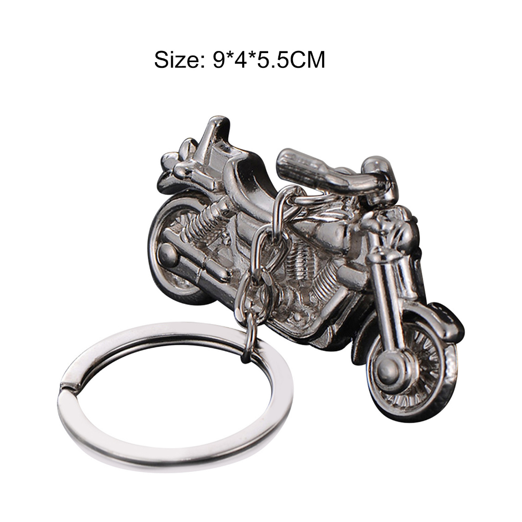 &lt; New &gt; Gantungan Kunci Tahan Aus Pesona Motor Tahan Retak Bahan Alloy Key Holder Untuk Hadiah