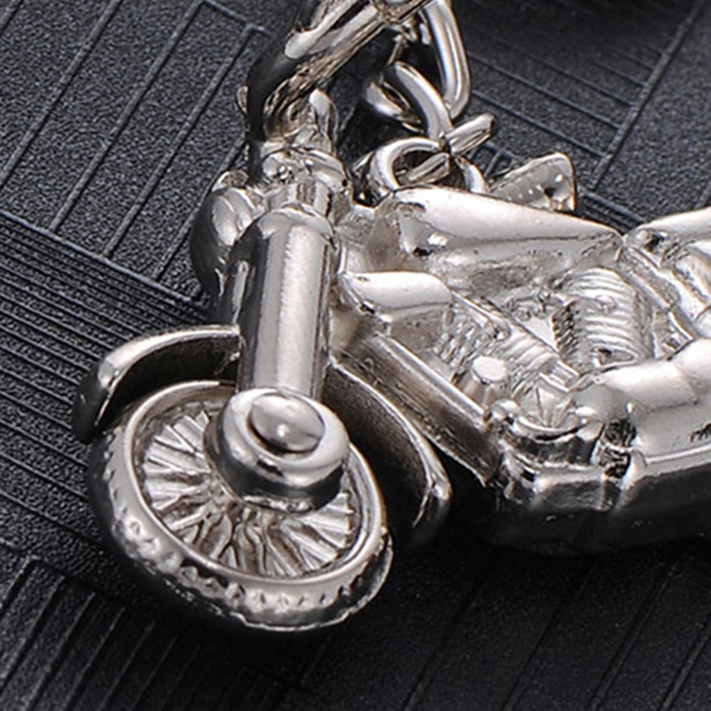 &lt; New &gt; Gantungan Kunci Tahan Aus Pesona Motor Tahan Retak Bahan Alloy Key Holder Untuk Hadiah