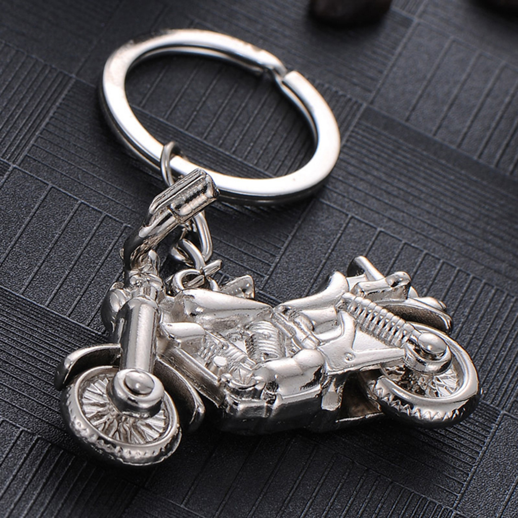 &lt; New &gt; Gantungan Kunci Tahan Aus Pesona Motor Tahan Retak Bahan Alloy Key Holder Untuk Hadiah