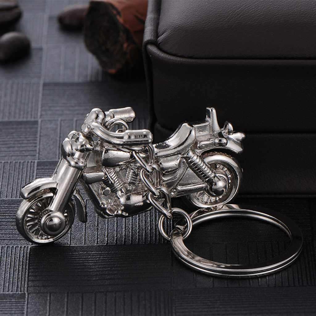&lt; New &gt; Gantungan Kunci Tahan Aus Pesona Motor Tahan Retak Bahan Alloy Key Holder Untuk Hadiah