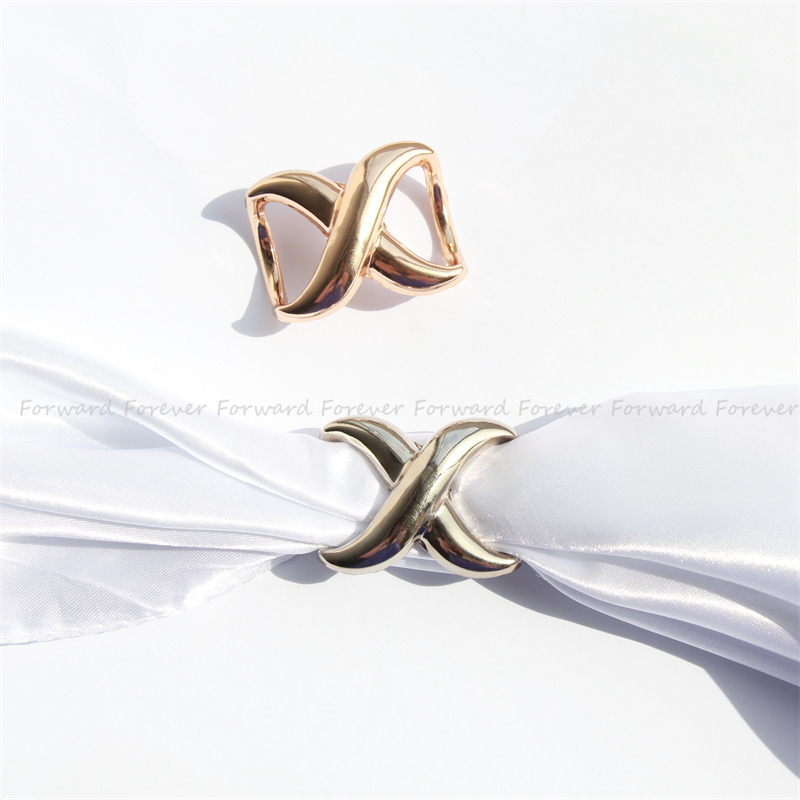 Bros Syal crossover Halus Gesper Bahan alloy Untuk Aksesoris Wanita Ring brooch tudung