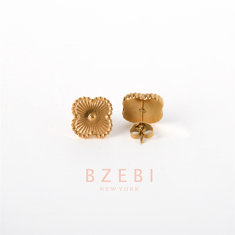 Anting Emas Berlian BZEBI 18k Anti Karat Korean Style Aksesoris Fashion Wanita Aksesoris Harian Perhiasan Premium Hadiah Ultah Dengan Box Exclusive 1206e