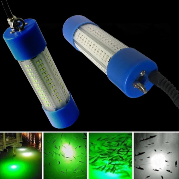 [Jianxin] 12-24v 13W LED Celup Air Tawar Air Asin Underwater Fishing Light Lamp