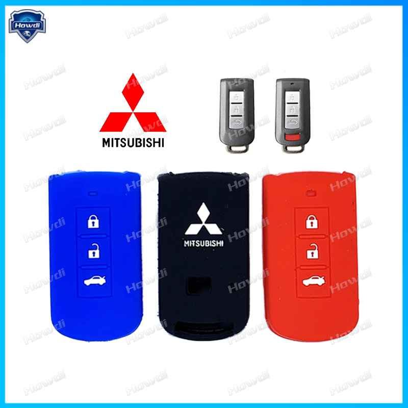 Penutup kunci silikon for MITSUBISHI OUTLANDER Remote Kunci Mobil