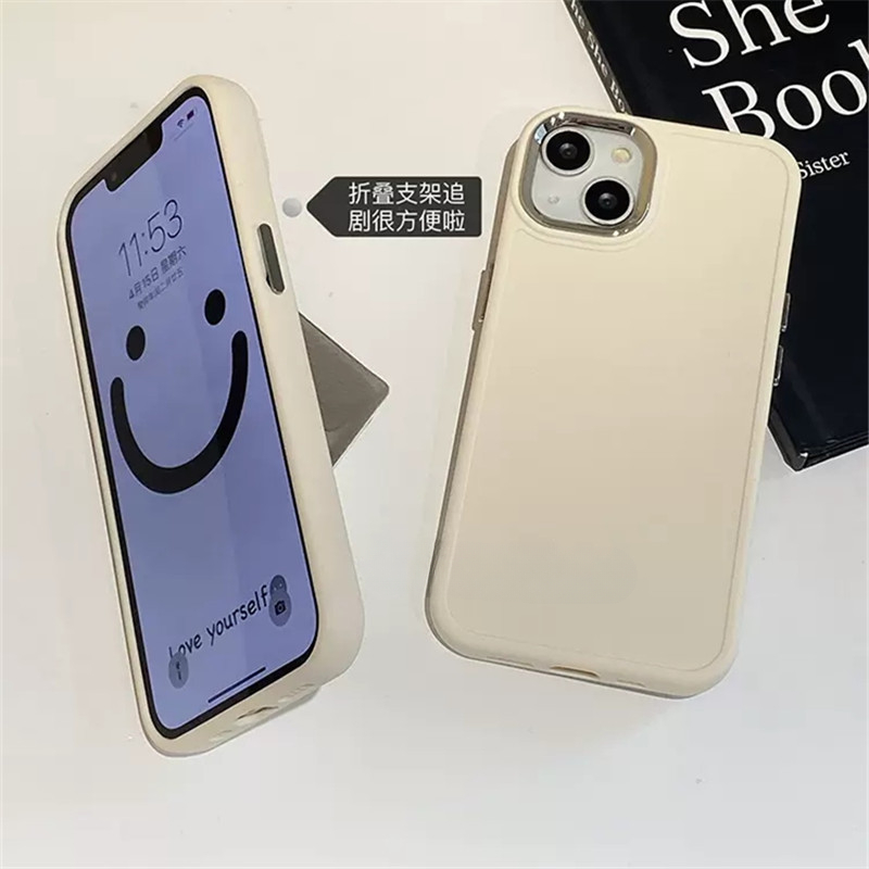 IPHONE Tali Pergelangan Tangan Mewah Silikon Cair Casing Ponsel Untuk Iphone14 13 12 11 Pro Max XR XS Max X7 8 Plus Stand Holder Cover Untuk Iphone12 SE 2020