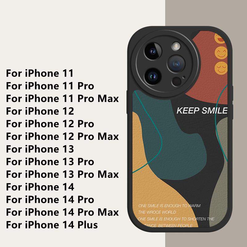 Dllencase Untuk iPhone Case Kompatibel Untuk iPhone 14pro Max14Plus Untuk iPhone 13pro Max11 /12 /13/Pro/Pro Max Silikon Lembut Shockproof Case Cover C195/C196