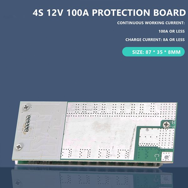 4s 12V 100A Papan Sirkuit Perlindungan Lifepo4 Bms 3.2V Dengan Ups Seimbang Inverter Paket Penyimpanan Energi Charger Baterai