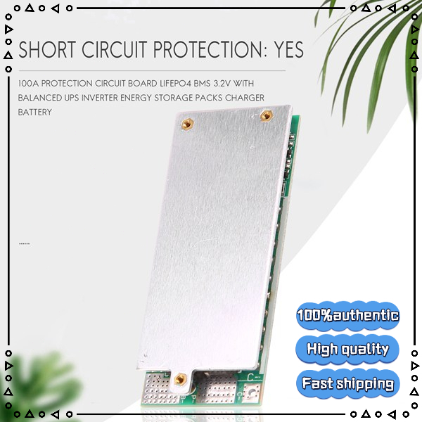 4s 12V 100A Papan Sirkuit Perlindungan Lifepo4 Bms 3.2V Dengan Ups Seimbang Inverter Paket Penyimpanan Energi Charger Baterai